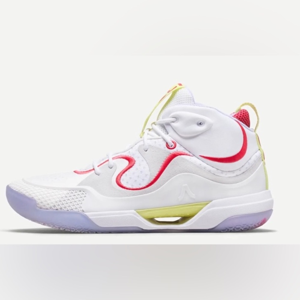 Avoli Volleyball Red White & Purple Mid Shoes - Size Woman 10